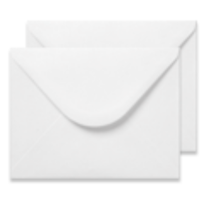 C5 Envelope Pack - White