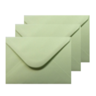 C6 size Envelope Pack - Green